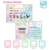 Better Office Products Kids Fill in the Blank Thank You Cards & Envelopes for Boys and Girls, 4.25in. x 6in., 50PK 64633